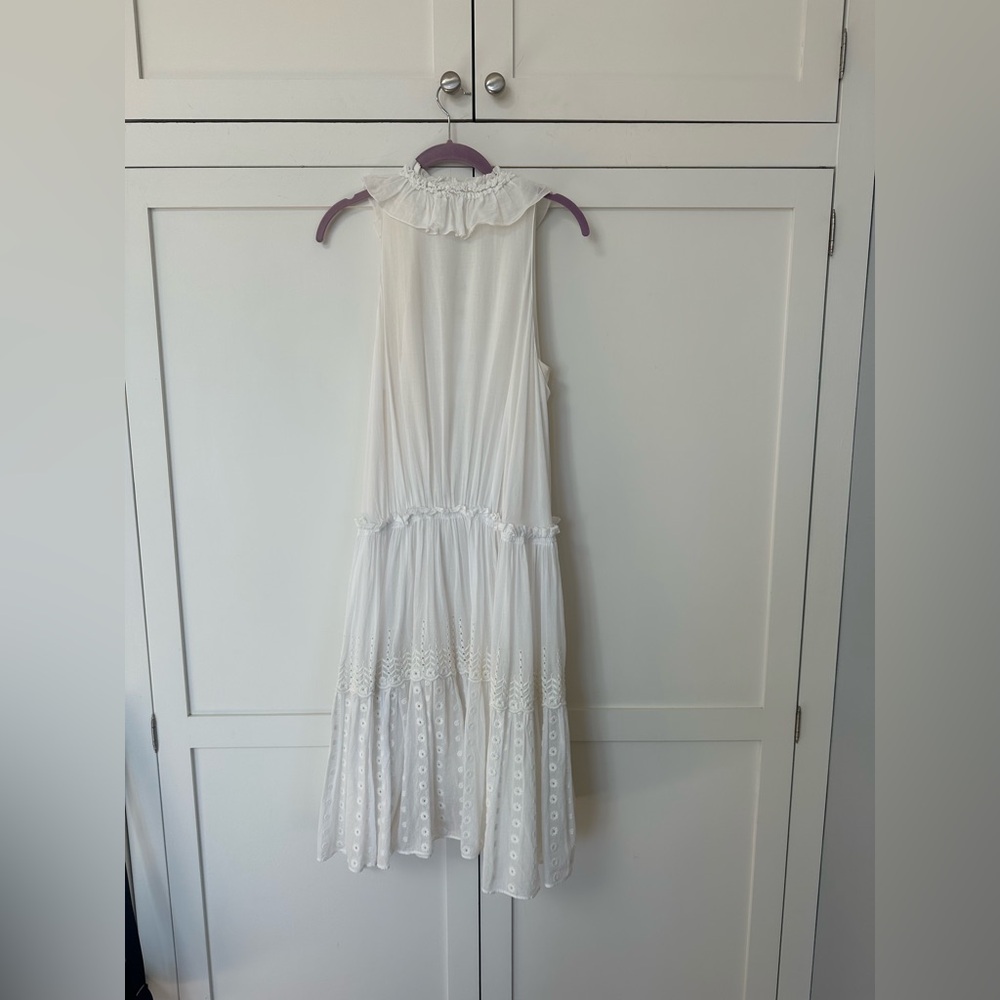 Chloe White Ruffle Dress - Picture 8 of 8